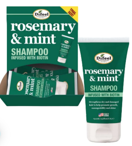 [DI6117] Rosemary Mint Strengthening Shampoo 2.5 oz Box 12 unds.