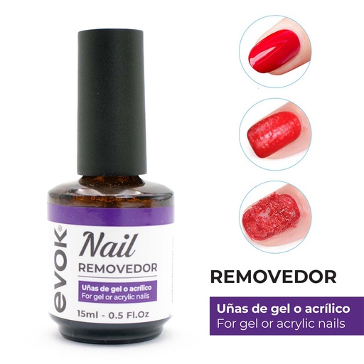 [EV-GE-010] Removedor de Uñas Gel o Acrilico Tipo Esmalte
