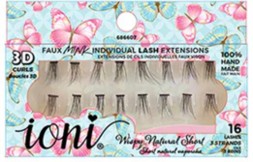 [IO686606] Extensión IONI 3D Indi-LASH 16 Wispy Natural Short (6~11 mm)