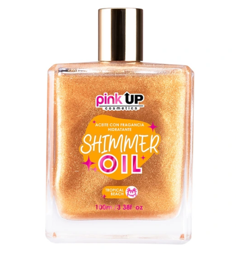 [PKSK38] ACEITE CORPORAL HIDRATANTE CON GLITTER TROPICAL BEACH 100ml