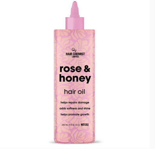 [H49RH80] ROSE HONEY HAIR OIL 8 oz.