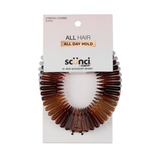 [SC1621903A048] CINTILLO PEINETA FLEXIBLE 3 PZAS