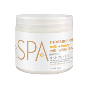 [SPA54106] LECHE MIEL CHOCOLATE BLANCO MASAJE CREMA 16OZ